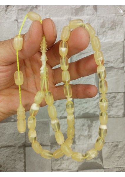 Doğal Damla Kehribar Tesbih, Zarif ve Şık El Yapımı Takı, Hediye Alternatifi modelleri