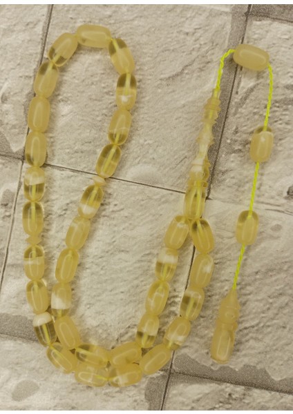 Doğal Damla Kehribar Tesbih, Zarif ve Şık El Yapımı Takı, Hediye Alternatifi fırsatları