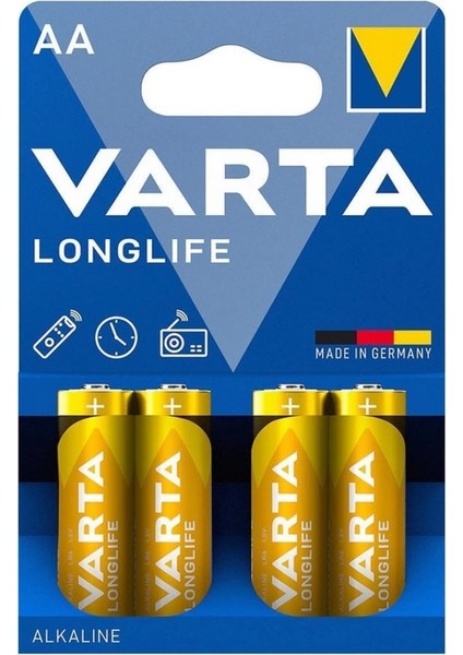 Bfs Varta Longlife Aa 4'lü Alkalin Kalem Pil
