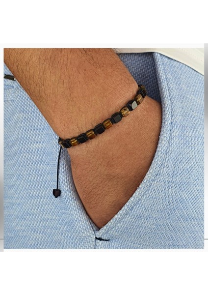 Ukrayna Damla Kehribar Makrome Bileklik, Sağlık ve Nazar Koruma, Yetişkinler Için indirimleri