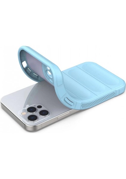 iPhone 12 Pro Kılıf Optimum Silikon - Sky Blue fırsatları