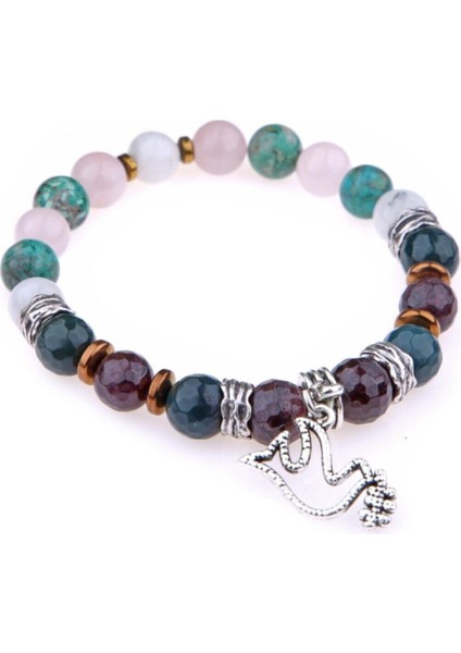 Doğal Taş Bileklik, Kan Taşı, Krizokol, Hematit, Pembe Kuvars, Lal Taşı, Rutili Kuvars fiyatları