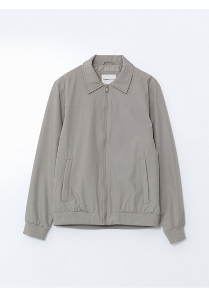 Yeni Sezon Standart Kalıp Gömlek Yaka Erkek Mont