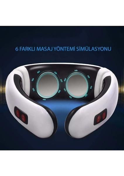 USB Şarjlı Boyun ve Omuz Masaj Aleti ile Rahatlama ve Fizik Tedavi modelleri