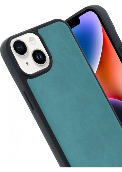 iPhone 15 Kılıf Aras Deri Kapak - Açık Yeşil fiyatları