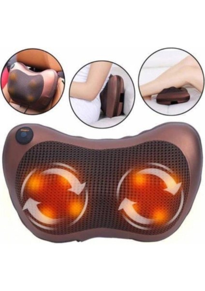 Şık ve Rahatlatıcı Çok Fonksiyonlu Masaj Yastığı, Vücut Rahatlığı Sağlar.