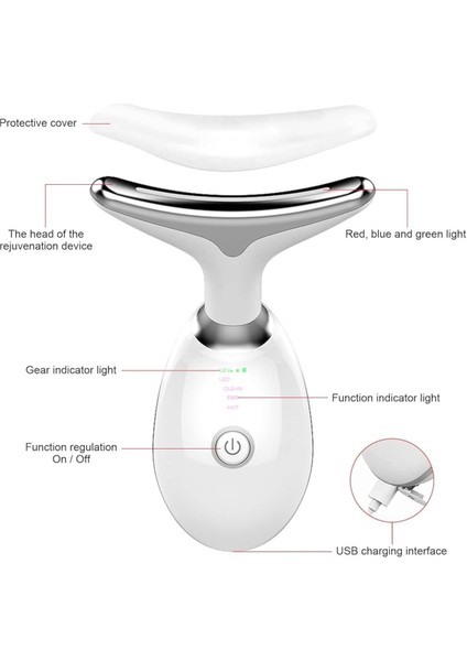 Gençlik ve Işık Terapisi Cilt Bakım Seti, Ems, Mikro Akım, Isıtmalı Kompres fiyatları