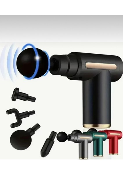 Mini Masaj Tabancası, 4 Başlıklı Profesyonel Fascial Aleti fiyatları