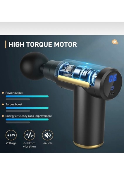 Mini Masaj Tabancası, 4 Başlıklı Profesyonel Fascial Aleti indirimleri