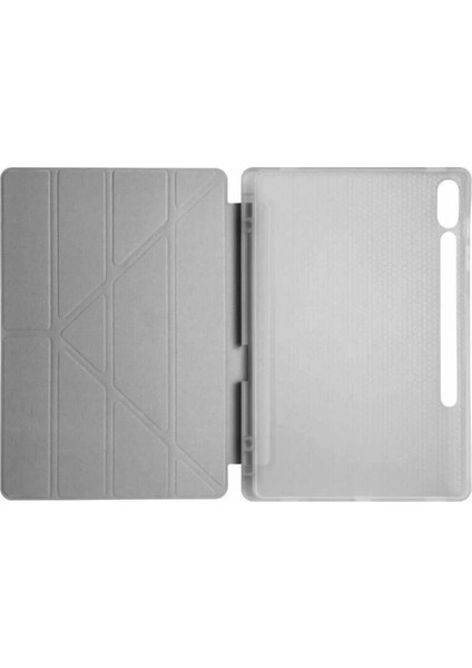 Samsung Galaxy X610 Tab S9 Fe Plus 12.4 Kılıf Kalemlikli Mars Tablet Kılıfı - Koyu Gri modelleri