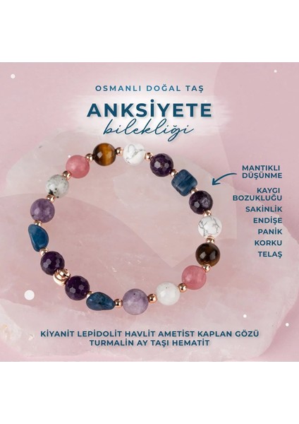 Renkli Doğal Taş Bileklik, Sükunet ve Dinginlik Hissi Sağlar