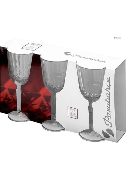 Pasabahce Diony Şarap Kadehi, Sade, 310 Ml, 3 Parça modelleri