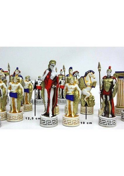 Satranç Taşı Polyester Büyükboy Herakles Dekoratif Hediyelik fırsatları