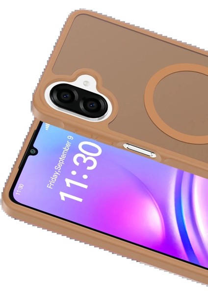 Bfs Samsung Galaxy A07 Jota Magsafe Kapak - Çöl Titanyum modelleri