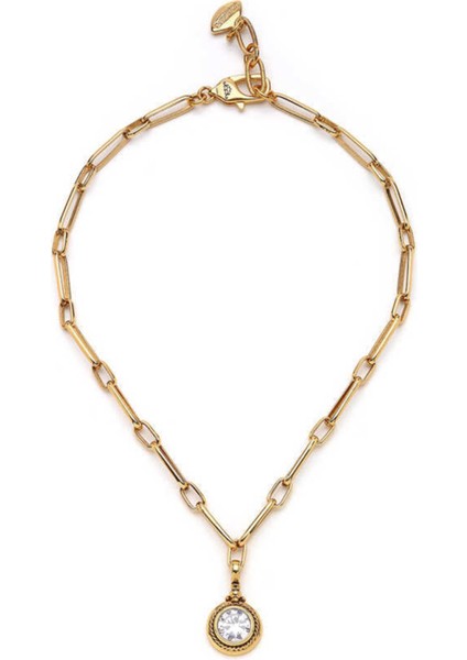 Şık Zirkon Charm Zincir Kolye, Parlak ve Zarif Tasarım, Günlük ve Özel Gün Kullanımı fiyatları