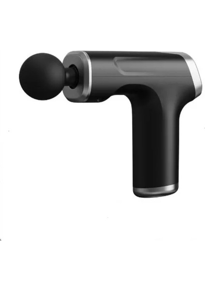 Siyah Kablosuz Sporcu Masaj Aleti, 4 Başlıklı, Rahatlatıcı ve Hafif Tasarım