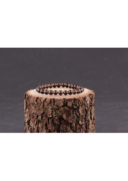 Çok Renkli Dumanlı Kuvars Taş Bileklik, 6mm, Enerji ve Şıklık Sunar indirimleri