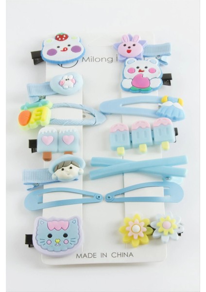 Karışık Çocuk Pens Toka 14 Adet