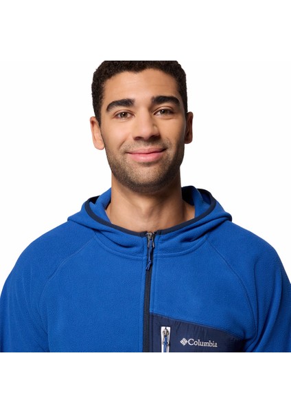 Fast Trek Overlay Kapüşonlu Tam Fermuarlı Erkek Polar Üst fırsatları