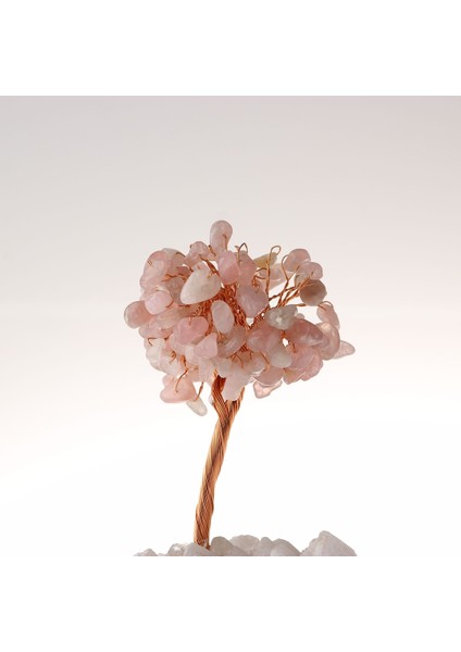 Doğal Pembe Kuvars Ağacı, 12X5 Cm, Sertifikalı, Şifa ve Güzellik Kaynağı fiyatları