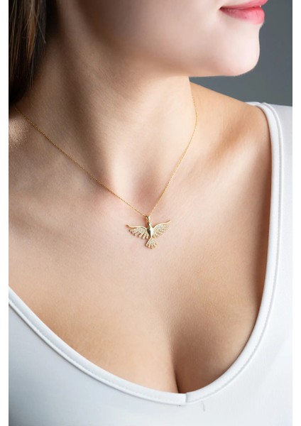 14K Altın Rengi Paslanmaz Çelik Anka Kuşu Kolye, Şık ve Dayanıklı Takı fırsatları