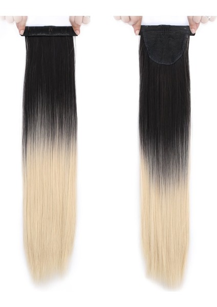 Fiber Sentetik Sihirli At Kuyruğu / Koyu Kumral / Dore Sarı Ombreli modelleri