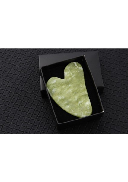 Sertifikalı Yeşim Gua Sha Masaj Taşı, Doğal ve Sağlıklı Cilt Bakım Ürünü fiyatları