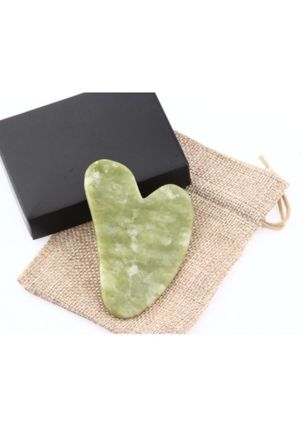 Sertifikalı Yeşim Gua Sha Masaj Taşı, Doğal ve Sağlıklı Cilt Bakım Ürünü indirimleri