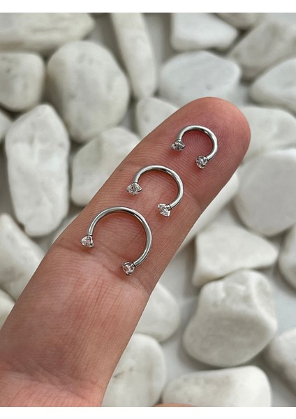 Parlak Taşlı Çoklu Piercing Set, Kulak, Dudak, Göbek ve Daha Fazlası fırsatları