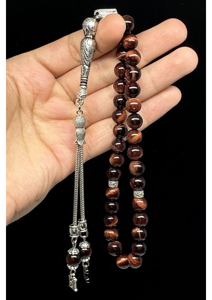 Kişiye Özel Kaplan Gözü Tesbih, Harfli Püsküllü Erkek Hediyesi fiyatları