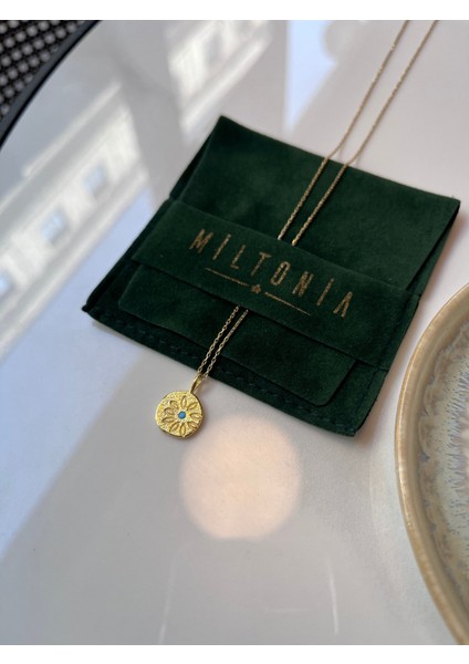 Mavi Taşlı Çiçek Gümüş Kolye, Anneler Günü Için Güzel Hediye Seçeneği fiyatları