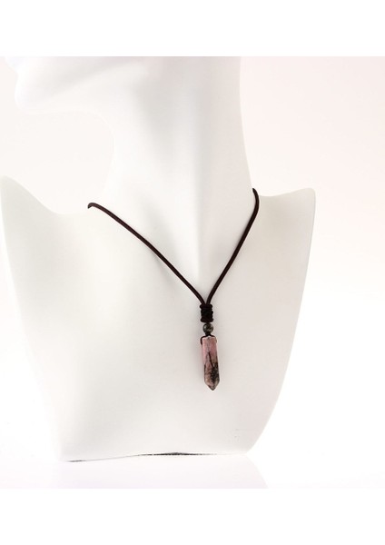 Çok Renkli Doğal Taş Kolye Ucu 3cm, Şıklık ve Enerjiyi Bir Arada Sunar. fiyatları