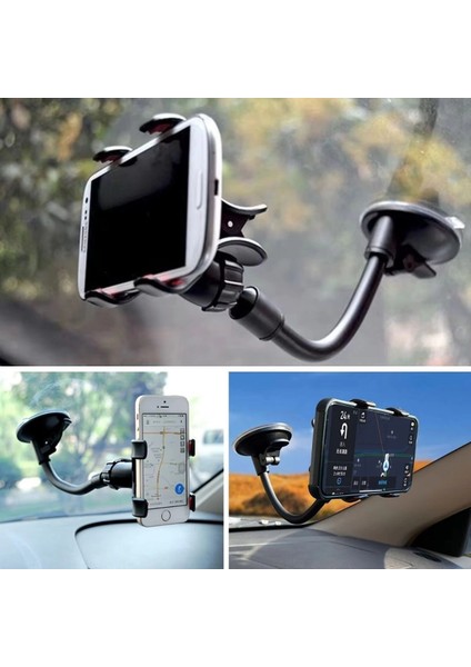 Akrobat Cama Sabitlenen Güçlü Vakumlu 360 Derece Dönen Tüm Modellere Uyan Oto Telefon Tutucu fiyatları