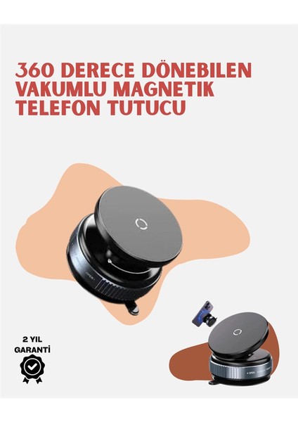Evrensel Uyumlu Manyetik Araç Telefon Standı – Dayanıklı Alüminyum Gövde