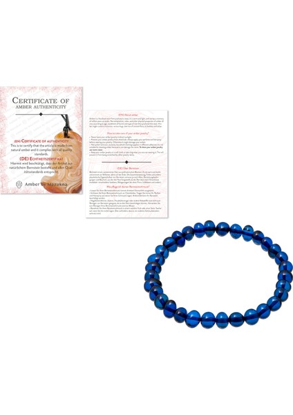 Mavi Damla Kehribar Bileklik, Esnek ve Hafif, Genç ve Yetişkinler Için Uygun fırsatları