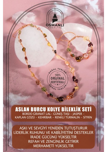 Renkli Taşlı Kolye ve Bileklik Seti, Şık ve Enerjik Takı Kombini