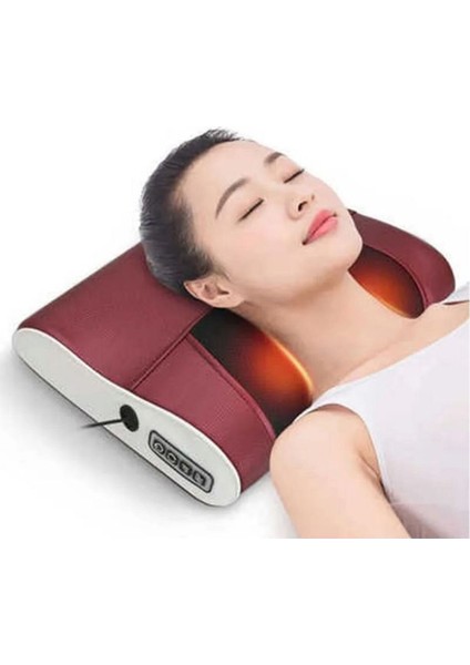 Elektrikli Isıtmalı Boyun Bel ve Sırt Masaj Aleti, Rahatlatıcı ve Ağrısız Duygu