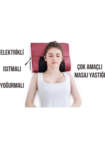 Elektrikli Isıtmalı Boyun Bel ve Sırt Masaj Aleti, Rahatlatıcı ve Ağrısız Duygu modelleri