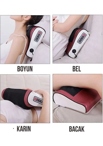 Elektrikli Isıtmalı Boyun Bel ve Sırt Masaj Aleti, Rahatlatıcı ve Ağrısız Duygu fırsatları