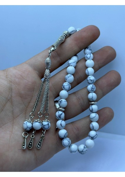 Beyaz Havlit Taşıyla Şık ve Doğal Tesbih, Özel Tasarım modelleri