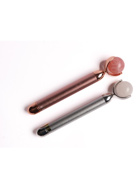 Pembe Kuvars Doğal Taşlı Titreşimli Masaj Aleti ile Rahatlama ve Enerji Sağlar modelleri