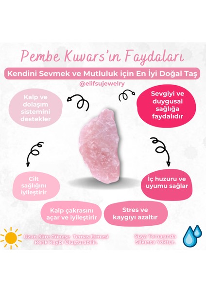 Pembe Kuvars ve Inci Doğal Taşlı Zarif Kolye, Şık ve Özel Takı Seçeneği fiyatları