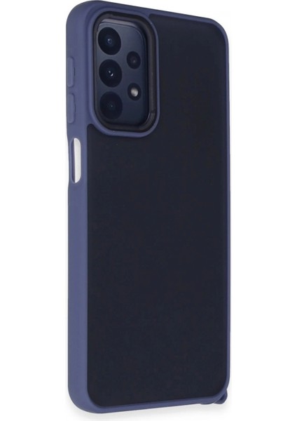 Samsung Galaxy A23 4g Kılıf Elegant Kapak - Açık Mavi