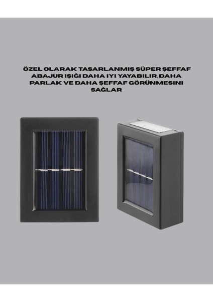Buğz Güneş Enerjili Su Geçirmez LED Duvar Lambası fiyatları