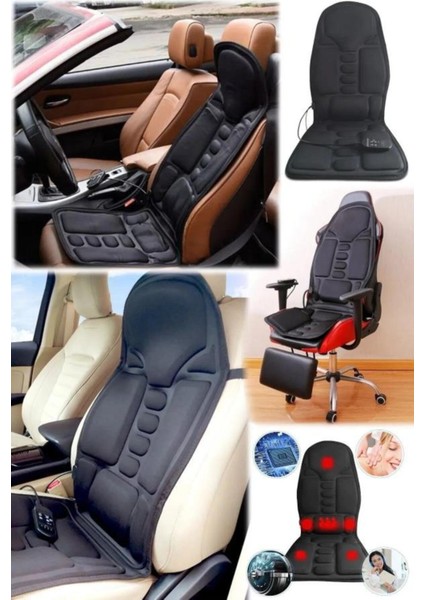 Ofis ve Araç Için Kablosuz Masaj ve Isıtmalı Konfor Koltuk Minderu modelleri