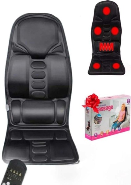 Ofis ve Araç Için Kablosuz Masaj ve Isıtmalı Konfor Koltuk Minderu fırsatları