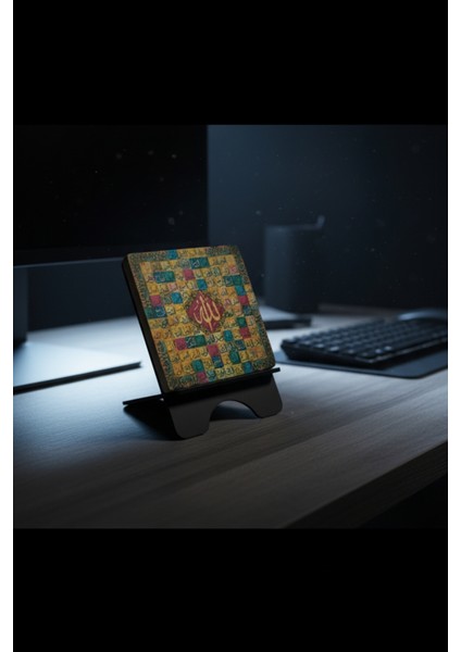 Sanatsal Mermer Tablo 99 Ismi 10X10 cm Masaüstü Dekorasyon Aksesuar fırsatları