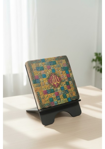 Sanatsal Mermer Tablo 99 Ismi 10X10 cm Masaüstü Dekorasyon Aksesuar indirimleri