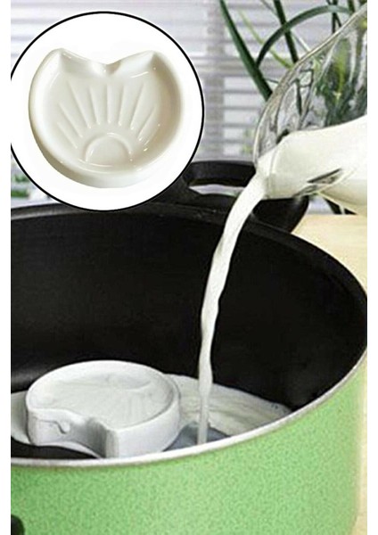 Doğal Seramik Süt Taşma Koruyucu, Temiz ve Güvenli Kullanım Için Tasarlandı