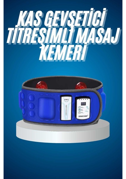 Titreşimli Kas Geliştirici ve Masaj Kemeri, Bel ve Sırt Rahatlatıcı, Aı Destekli